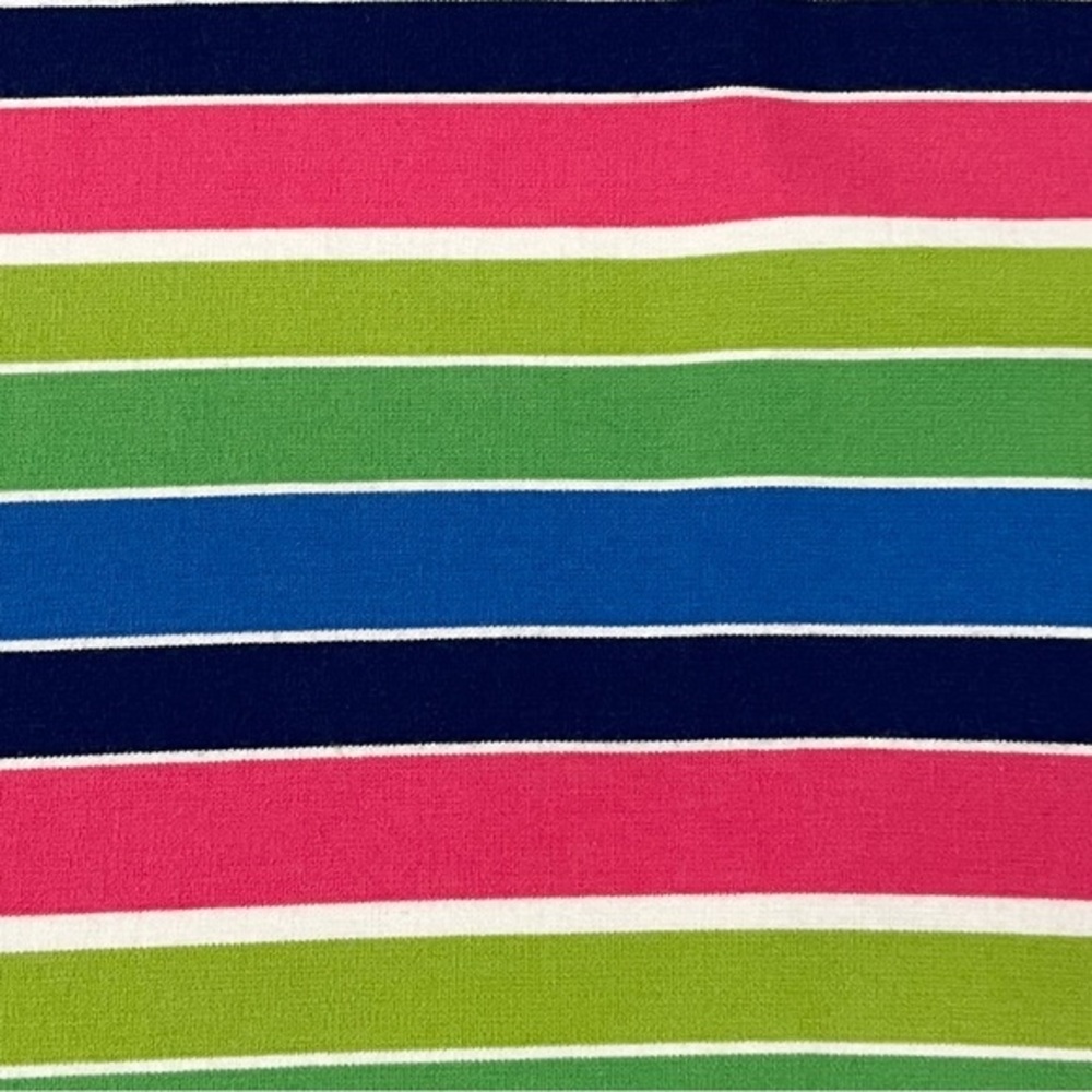 Talbots Bright Stripes Sleeveless Tank Dress Small Multicolor Resort Pool Beach - Picture 5 of 6